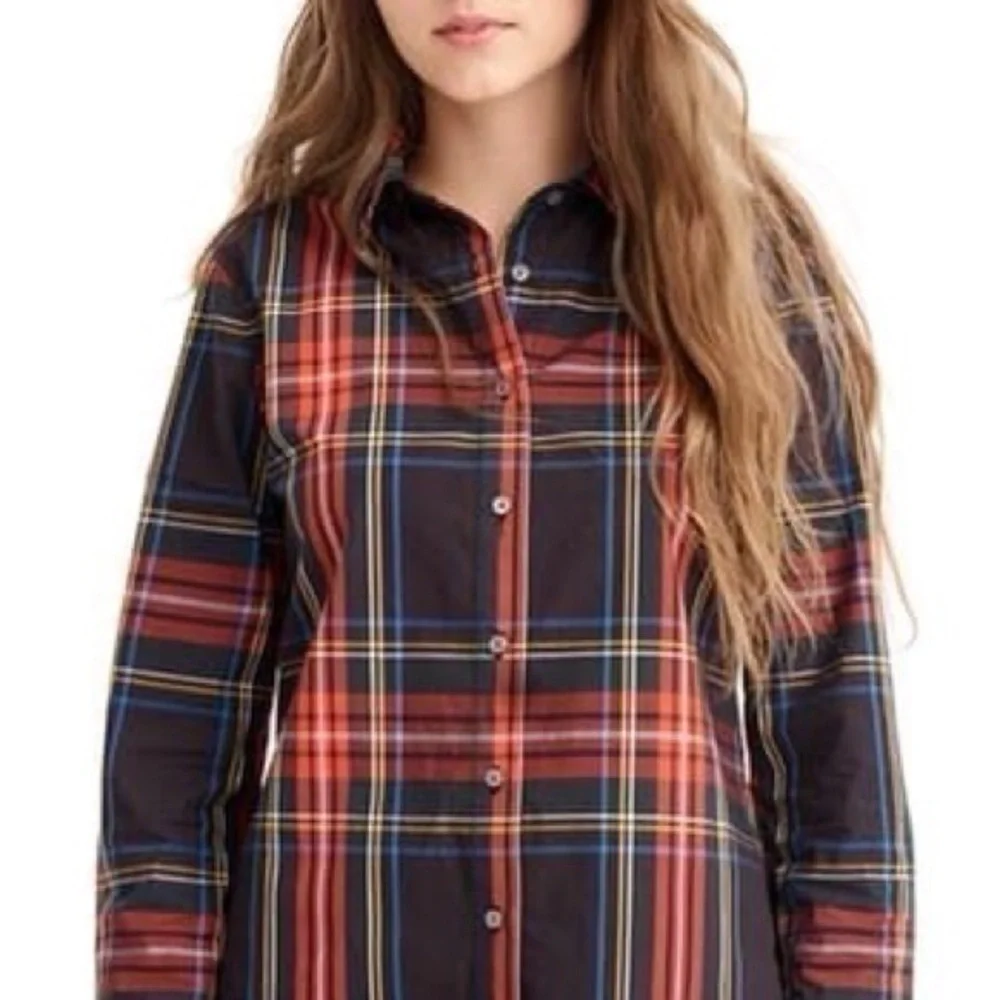 J. Crew– Stewart Tartan Perfect Slim Stretch Shirt